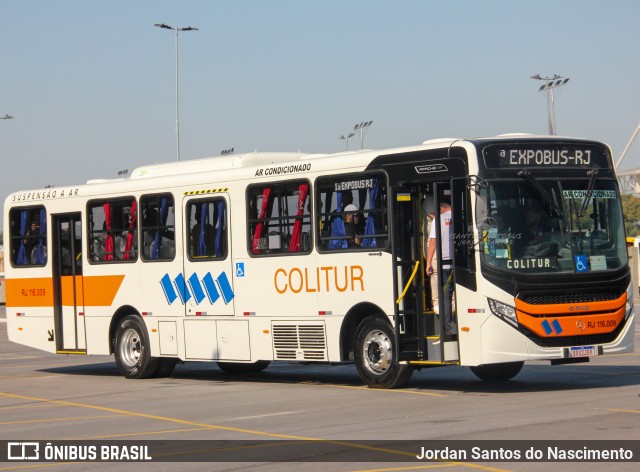 Colitur Transportes Rodoviários RJ 116.009 na cidade de Duque de Caxias, Rio de Janeiro, Brasil, por Jordan Santos do Nascimento. Número da foto: #13283138.
