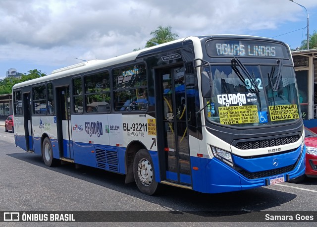 Transportes Águas Lindas BL-92211 na cidade de Belém, Pará, Brasil, por Samara Goes. Número da foto: #13283510.
