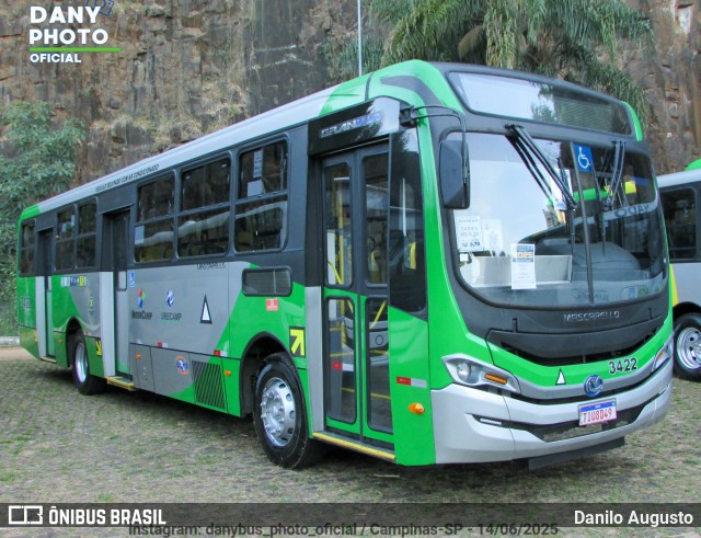 VB Transportes e Turismo 3422 na cidade de Campinas, São Paulo, Brasil, por Danilo Augusto. Número da foto: #13283529.
