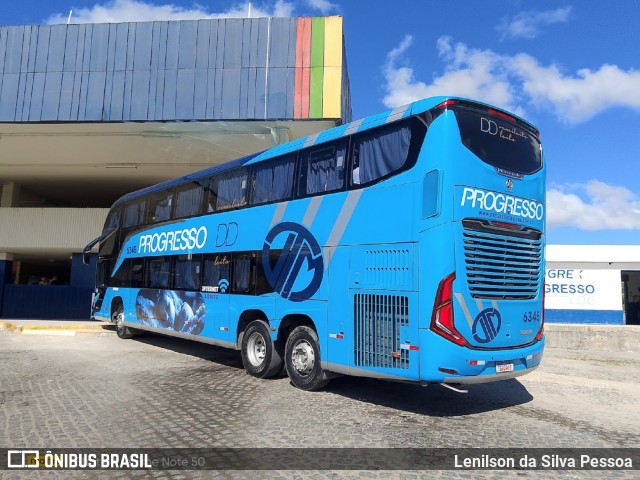 Auto Viação Progresso 6345 na cidade de Caruaru, Pernambuco, Brasil, por Lenilson da Silva Pessoa. Número da foto: #13282600.