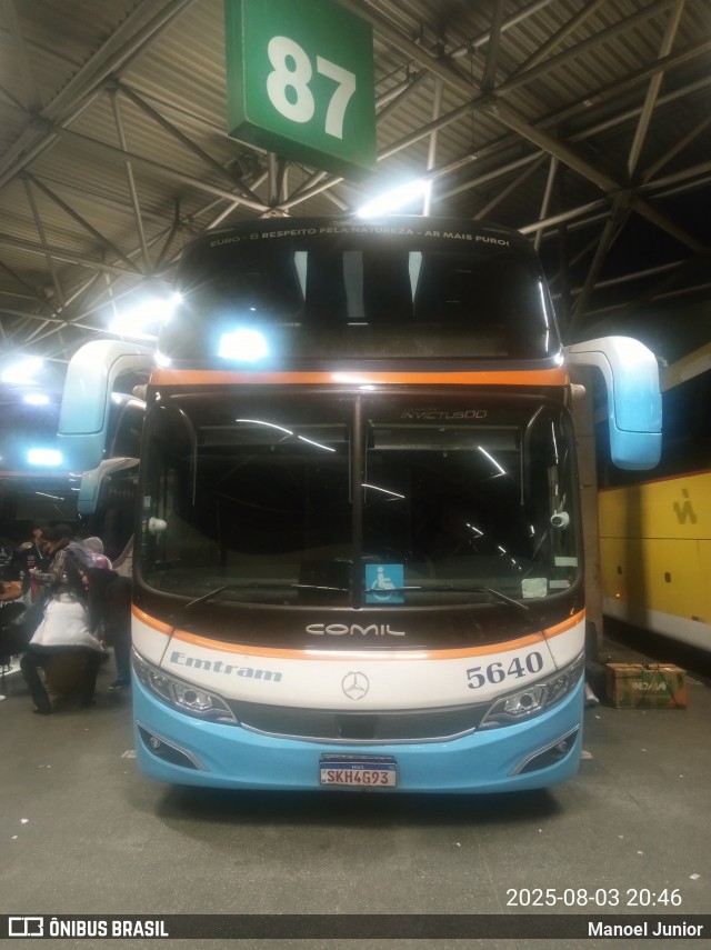 Emtram 5640 na cidade de São Paulo, São Paulo, Brasil, por Manoel Junior. Número da foto: #13281275.