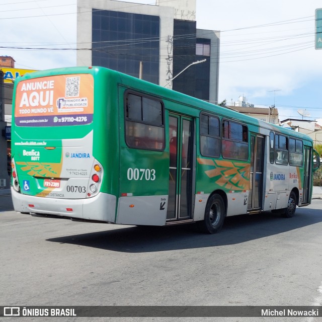 BBTT - Benfica Barueri Transporte e Turismo 00703 na cidade de Jandira, São Paulo, Brasil, por Michel Nowacki. Número da foto: #13283330.