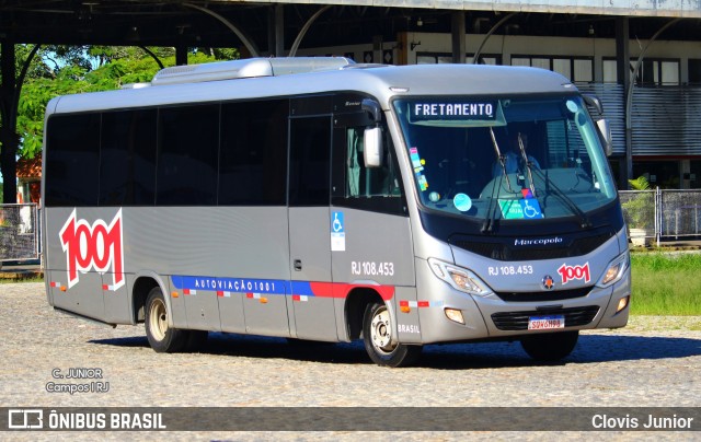 Auto Viação 1001 RJ 108.453 na cidade de Campos dos Goytacazes, Rio de Janeiro, Brasil, por Clovis Junior. Número da foto: #13281954.