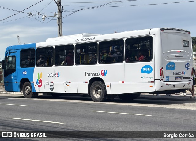 Expresso Santa Paula 16318 na cidade de Vitória, Espírito Santo, Brasil, por Sergio Corrêa. Número da foto: #13282118.