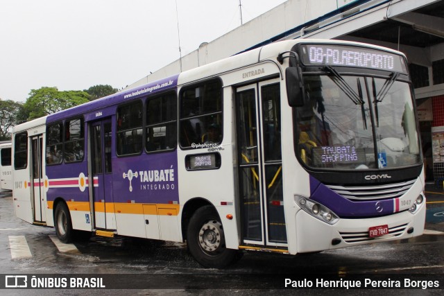 ABC Transportes Coletivos  Vale do Paraíba 1047 na cidade de Taubaté, São Paulo, Brasil, por Paulo Henrique Pereira Borges. Número da foto: #13282628.