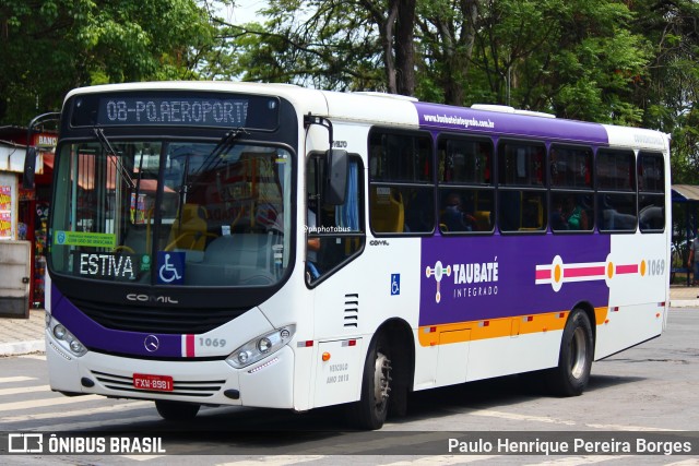 ABC Transportes Coletivos  Vale do Paraíba 1069 na cidade de Taubaté, São Paulo, Brasil, por Paulo Henrique Pereira Borges. Número da foto: #13282637.
