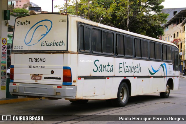 Viação Santa Elizabeth 3318 na cidade de Caratinga, Minas Gerais, Brasil, por Paulo Henrique Pereira Borges. Número da foto: #13282746.