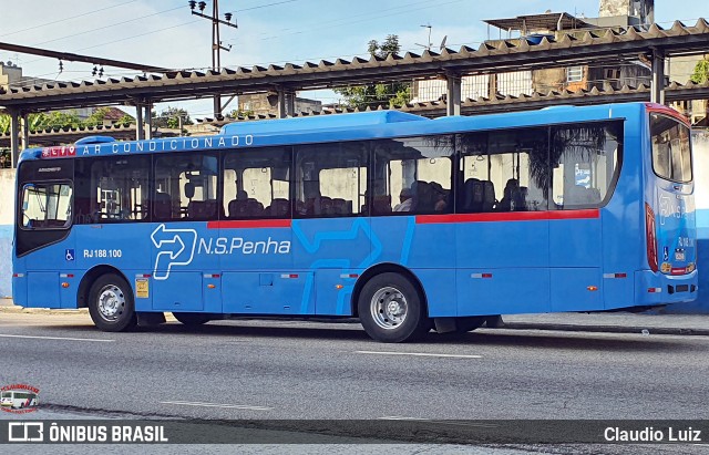 Viação Nossa Senhora da Penha RJ 188.100 na cidade de Nilópolis, Rio de Janeiro, Brasil, por Claudio Luiz. Número da foto: #13283107.