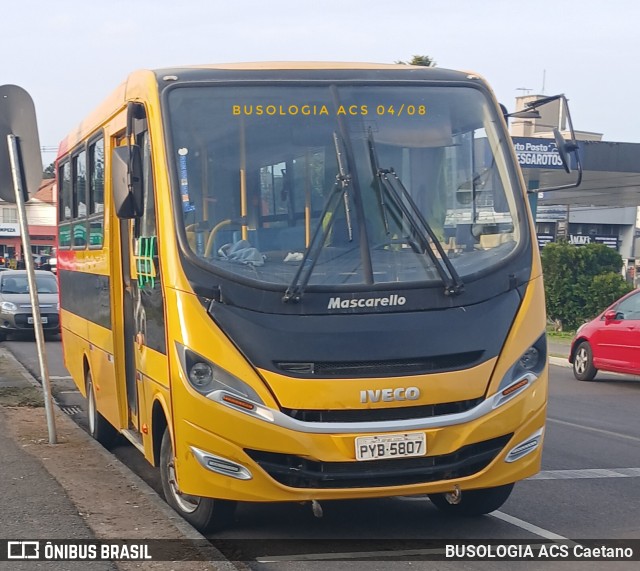 Escolares 5807 na cidade de Curitiba, Paraná, Brasil, por BUSOLOGIA ACS Caetano. Número da foto: #13281370.