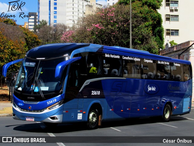 Viação São Luiz 25610 na cidade de Belo Horizonte, Minas Gerais, Brasil, por César Ônibus. Número da foto: #13282813.