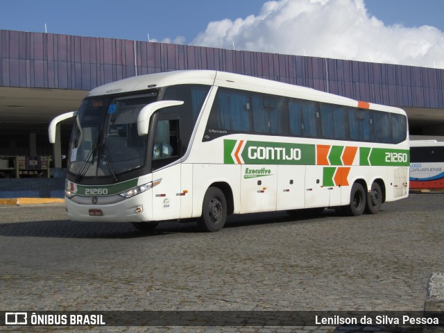Empresa Gontijo de Transportes 21260 na cidade de Caruaru, Pernambuco, Brasil, por Lenilson da Silva Pessoa. Número da foto: #13281798.