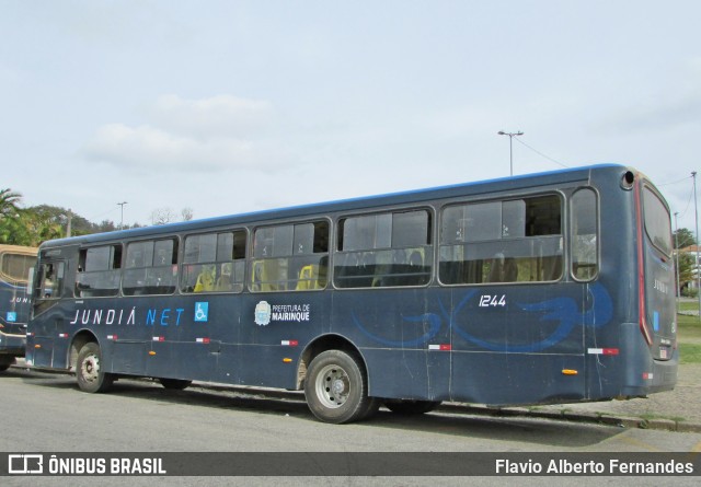 Jundiá Transportadora Turistica 1244 na cidade de Mairinque, São Paulo, Brasil, por Flavio Alberto Fernandes. Número da foto: #13281682.