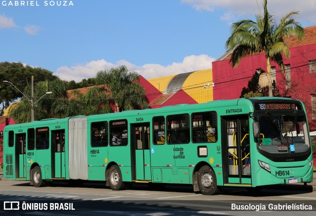 Auto Viação Redentor HB614 na cidade de Curitiba, Paraná, Brasil, por Busologia Gabrielística. Número da foto: #13282199.