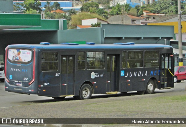 Jundiá Transportadora Turistica 1247 na cidade de Mairinque, São Paulo, Brasil, por Flavio Alberto Fernandes. Número da foto: #13281641.