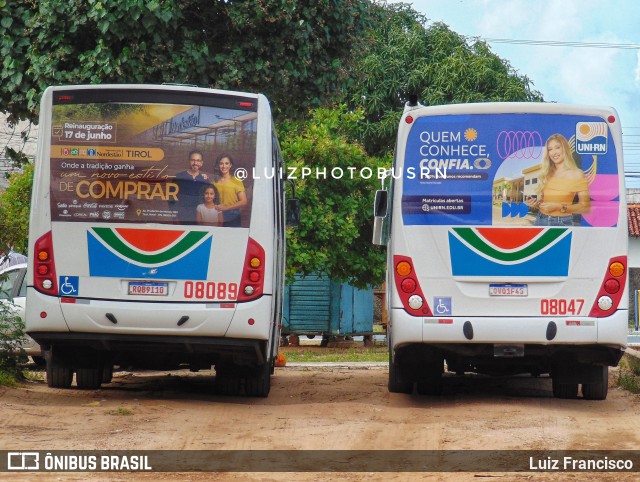 Transnacional Transportes Urbanos 08089 na cidade de Natal, Rio Grande do Norte, Brasil, por Luiz Francisco. Número da foto: #13280424.