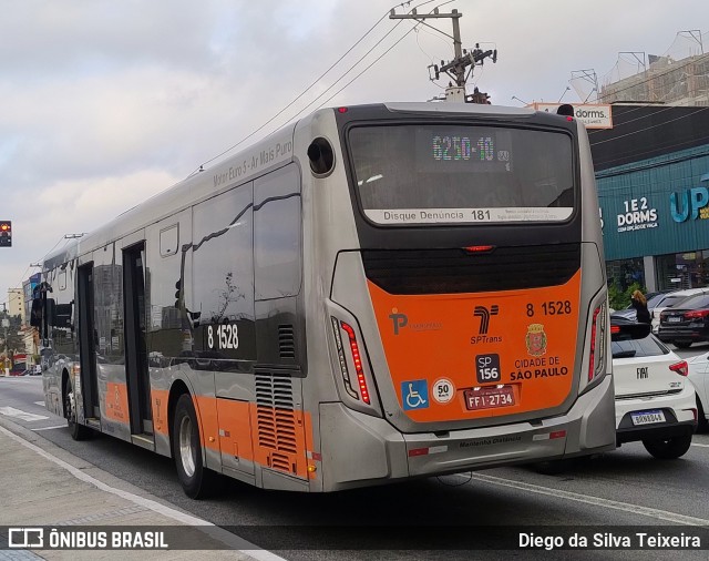 TRANSPPASS - Transporte de Passageiros 8 1528 na cidade de São Paulo, São Paulo, Brasil, por Diego da Silva Teixeira. Número da foto: #13280980.