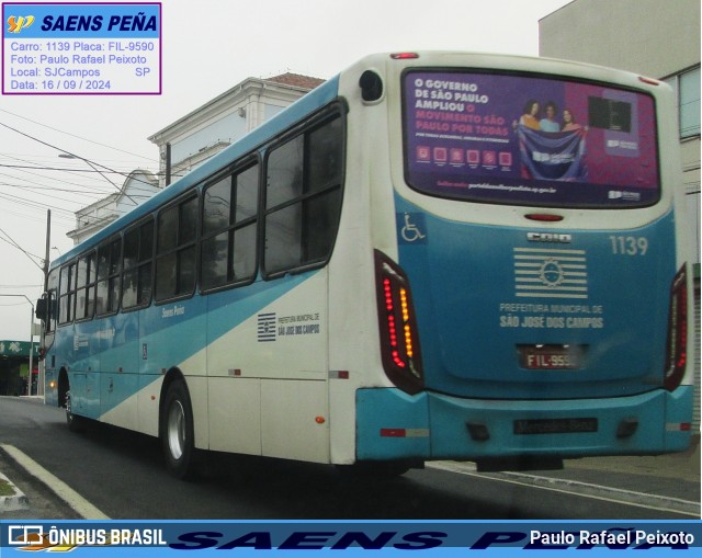 Viação Saens Peña São José dos Campos 1139 na cidade de São José dos Campos, São Paulo, Brasil, por Paulo Rafael Peixoto. Número da foto: #13281743.