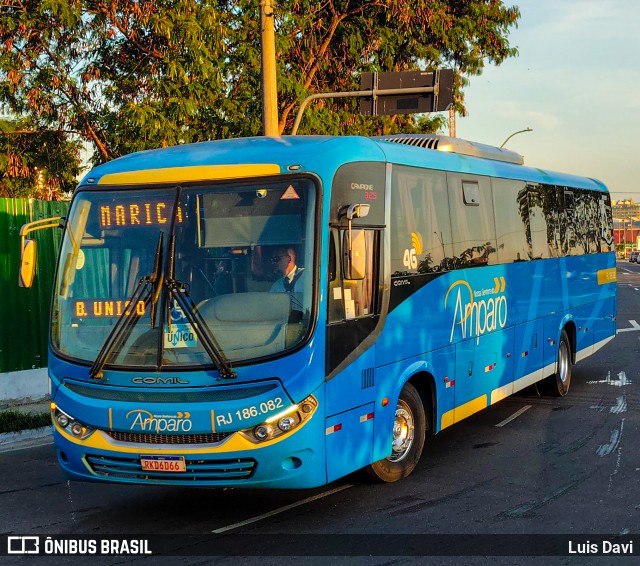 Viação Nossa Senhora do Amparo RJ 186.082 na cidade de Niterói, Rio de Janeiro, Brasil, por Luis Davi. Número da foto: #13281338.