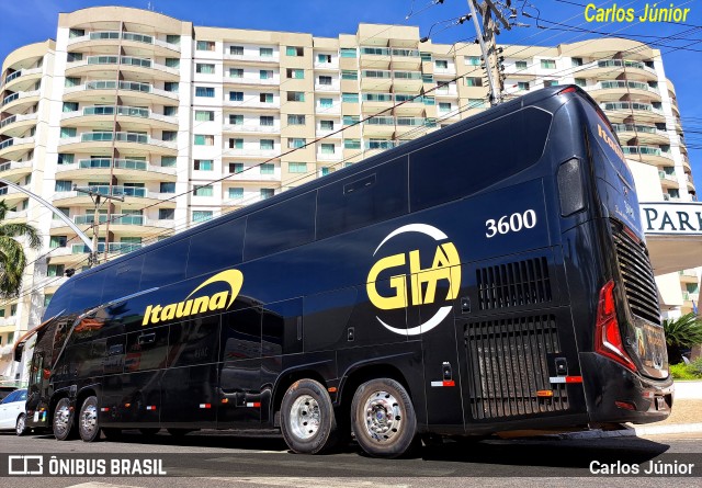 Viação Itaúna 3600 na cidade de Caldas Novas, Goiás, Brasil, por Carlos Júnior. Número da foto: #13280808.
