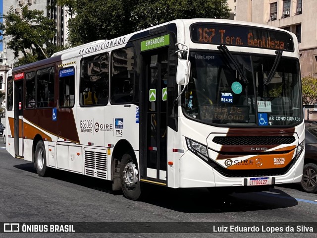 Erig Transportes > Gire Transportes B63026 na cidade de Rio de Janeiro, Rio de Janeiro, Brasil, por Luiz Eduardo Lopes da Silva. Número da foto: #13281650.