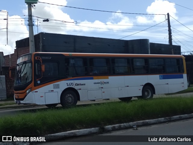 Itamaracá Transportes 1.670 na cidade de Paulista, Pernambuco, Brasil, por Luiz Adriano Carlos. Número da foto: #13283040.