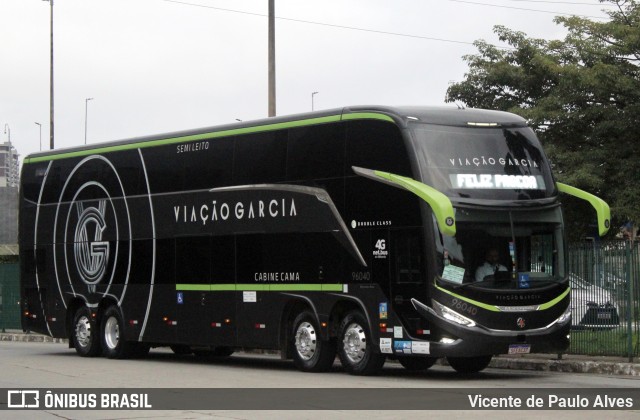 Viação Garcia 96040 na cidade de São Paulo, São Paulo, Brasil, por Vicente de Paulo Alves. Número da foto: #13280378.