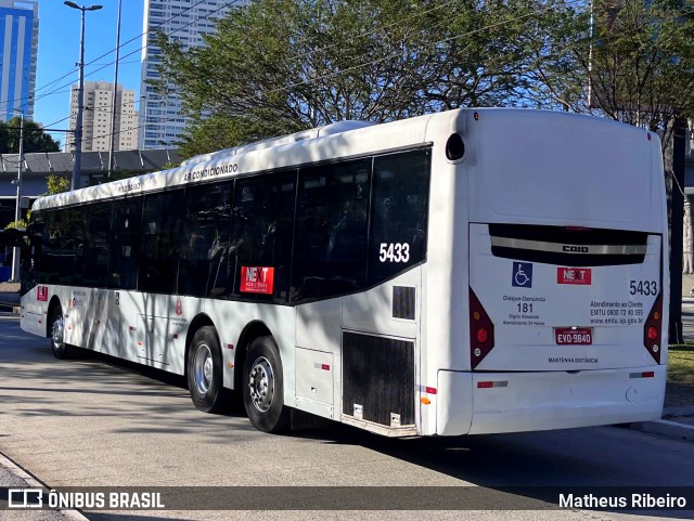 Next Mobilidade - ABC Sistema de Transporte 5433 na cidade de São Bernardo do Campo, São Paulo, Brasil, por Matheus Ribeiro. Número da foto: #13282911.