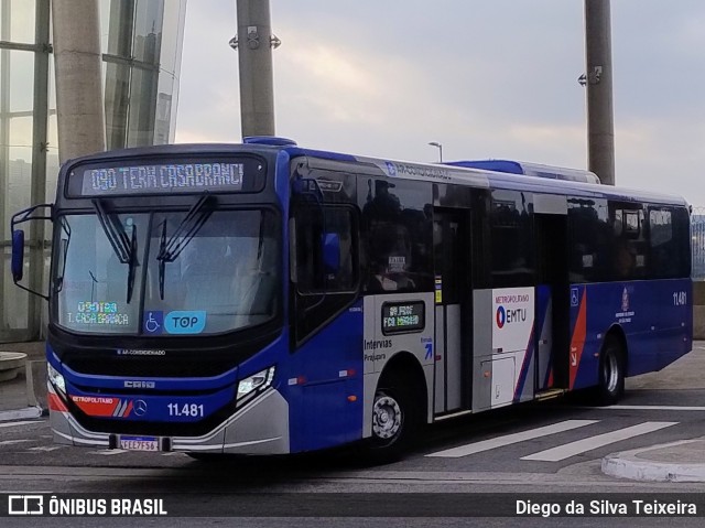 Viação Pirajuçara 11.481 na cidade de São Paulo, São Paulo, Brasil, por Diego da Silva Teixeira. Número da foto: #13280960.