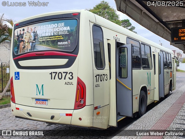 Expresso Azul 17073 na cidade de Curitiba, Paraná, Brasil, por Lucas Weber Calizario. Número da foto: #13280273.
