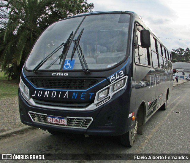 Jundiá Transportadora Turistica 1543 na cidade de Mairinque, São Paulo, Brasil, por Flavio Alberto Fernandes. Número da foto: #13281565.
