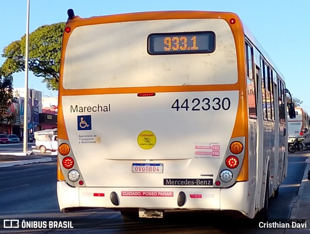 Auto Viação Marechal Brasília 442330 na cidade de Ceilândia, Distrito Federal, Brasil, por Cristhian Davi. Número da foto: #13282220.