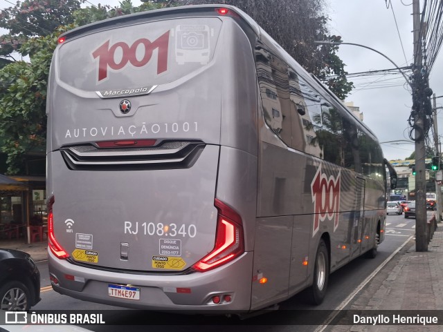 Auto Viação 1001 RJ 108.340 na cidade de Rio de Janeiro, Rio de Janeiro, Brasil, por Danyllo Henrique. Número da foto: #13281495.