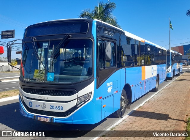 HP Transportes Coletivos 20.658 na cidade de Goiânia, Goiás, Brasil, por Vicente Barbosa. Número da foto: #13281471.