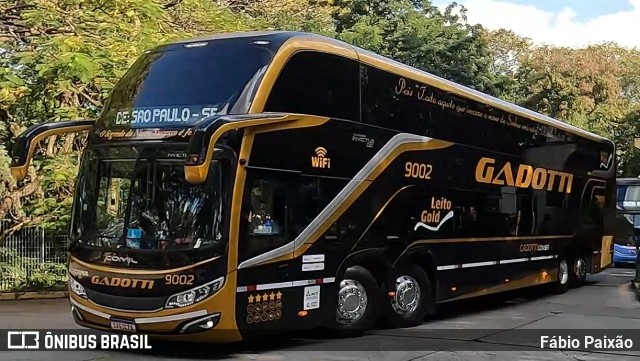 Auto Viação Gadotti 9002 na cidade de São Paulo, São Paulo, Brasil, por Fábio Paixão. Número da foto: #13280478.