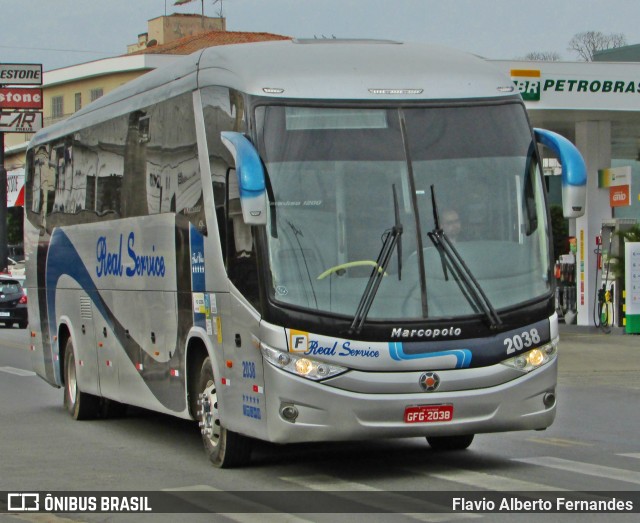 Real Service Turismo 2038 na cidade de Mairinque, São Paulo, Brasil, por Flavio Alberto Fernandes. Número da foto: #13281554.