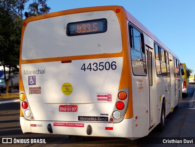 Auto Viação Marechal Brasília 443506 na cidade de Ceilândia, Distrito Federal, Brasil, por Cristhian Davi. Número da foto: #13282205.