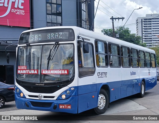 ViaBus Transportes CT-97707 na cidade de Belém, Pará, Brasil, por Samara Goes. Número da foto: #13283001.