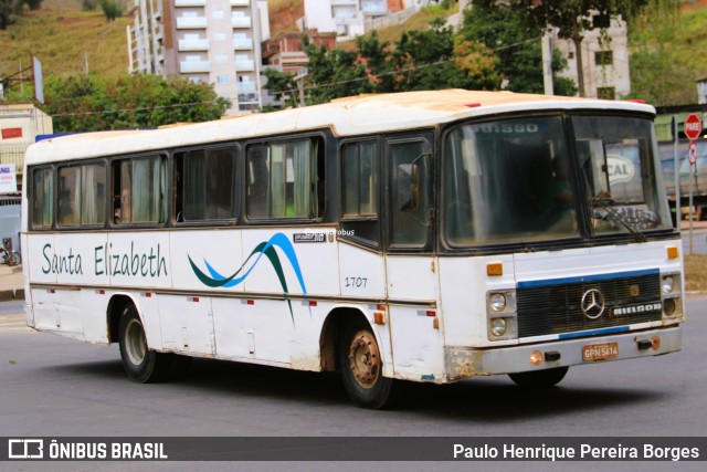Viação Santa Elizabeth 1707 na cidade de Caratinga, Minas Gerais, Brasil, por Paulo Henrique Pereira Borges. Número da foto: #13282722.