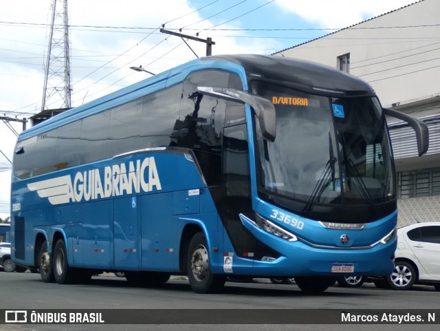 Viação Águia Branca 33690 na cidade de Linhares, Espírito Santo, Brasil, por Marcos Ataydes. N. Número da foto: #13281517.