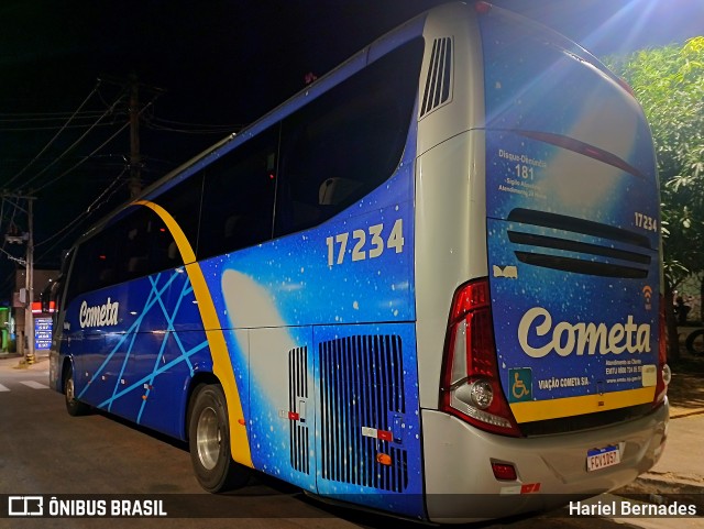 Viação Cometa 17234 na cidade de Itaúna, Minas Gerais, Brasil, por Hariel Bernades. Número da foto: #13281306.