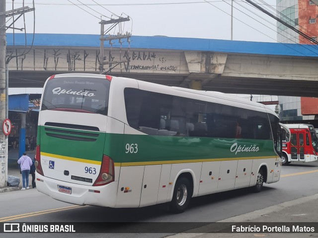 Opinião Turismo e Transporte Coletivo 963 na cidade de Mauá, São Paulo, Brasil, por Fabrício Portella Matos. Número da foto: #13282019.