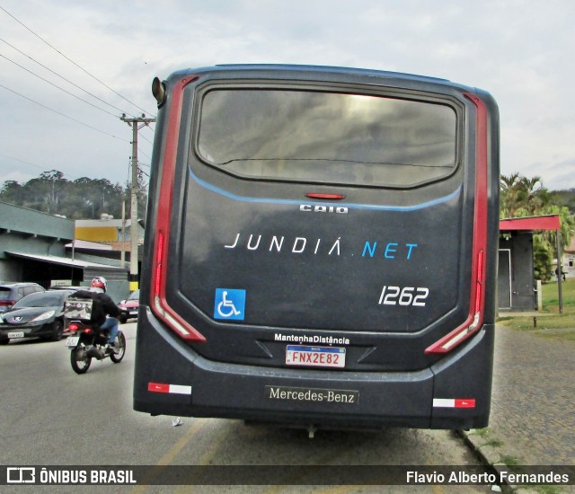 Jundiá Transportadora Turistica 1262 na cidade de Mairinque, São Paulo, Brasil, por Flavio Alberto Fernandes. Número da foto: #13281597.
