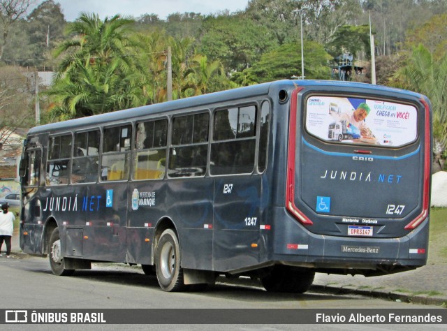 Jundiá Transportadora Turistica 1247 na cidade de Mairinque, São Paulo, Brasil, por Flavio Alberto Fernandes. Número da foto: #13281638.