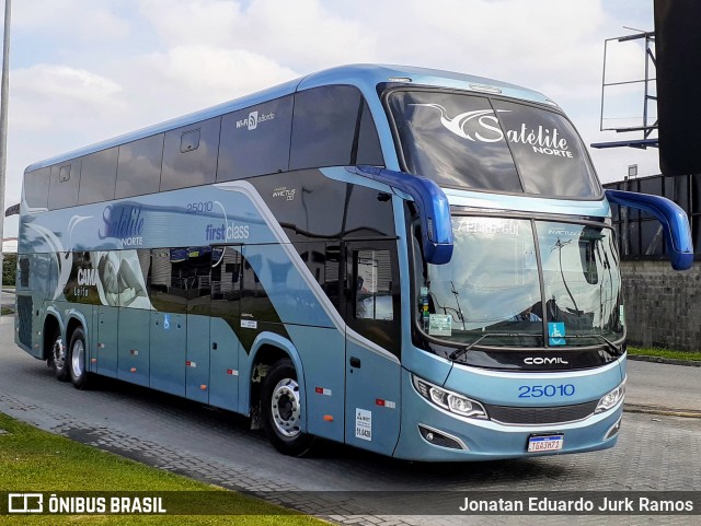 Expresso Satélite Norte 25010 na cidade de Itajaí, Santa Catarina, Brasil, por Jonatan Eduardo Jurk Ramos. Número da foto: #13281594.