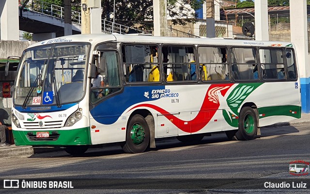 Expresso São Francisco 06.78 na cidade de Nilópolis, Rio de Janeiro, Brasil, por Claudio Luiz. Número da foto: #13282909.