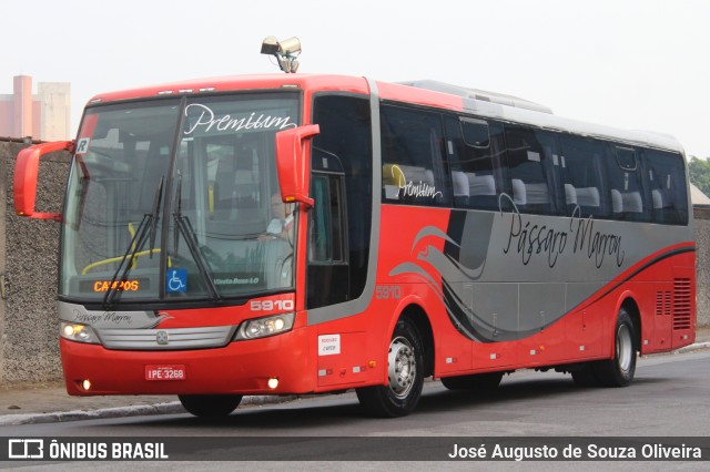 Empresa de Ônibus Pássaro Marron 5910 na cidade de São Paulo, São Paulo, Brasil, por José Augusto de Souza Oliveira. Número da foto: #13283358.