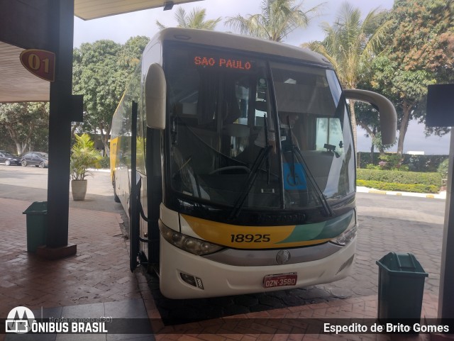 Empresa Gontijo de Transportes 18925 na cidade de Vitória da Conquista, Bahia, Brasil, por Espedito de Brito Gomes. Número da foto: #13281740.