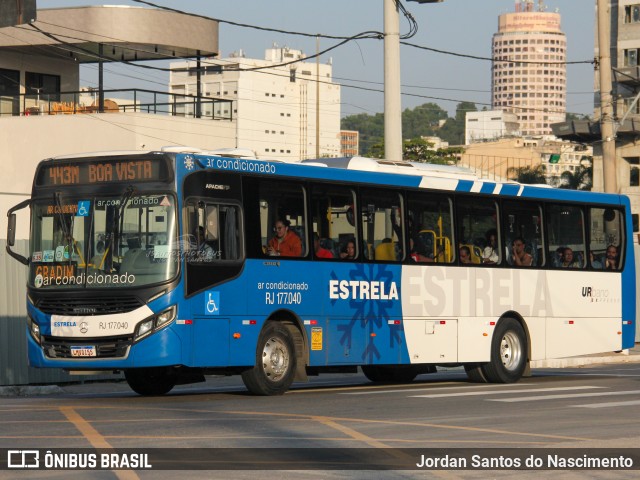 Viação Estrela RJ 177.040 na cidade de Niterói, Rio de Janeiro, Brasil, por Jordan Santos do Nascimento. Número da foto: #13283313.