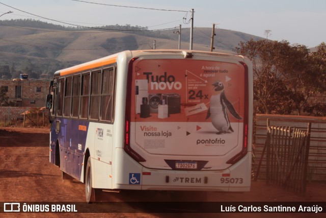 Santa Fé Transportes 95073 na cidade de Itabirito, Minas Gerais, Brasil, por Luís Carlos Santinne Araújo. Número da foto: #13281730.