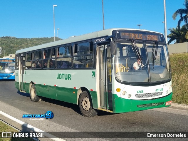 Jotur - Auto Ônibus e Turismo Josefense 1265 na cidade de Florianópolis, Santa Catarina, Brasil, por Emerson Dorneles. Número da foto: #13280737.